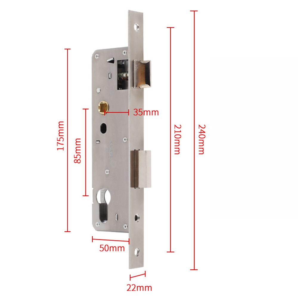 Furniture Hardware Fitting - 8520/8525/8530/8535 アルミドアロックユニバーサルシングル & マルチポイント外装ドアロックハードウェア盗難防止フレームほぞロック