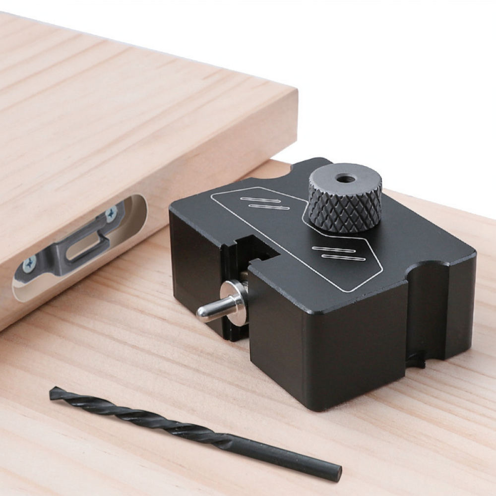 Furniture Hardware Jig - RUITOOL木工用ドリルジグ用、家具の隠し接続部位置決め具、アルミニウム合金製、板金組み立て用ハードウェア