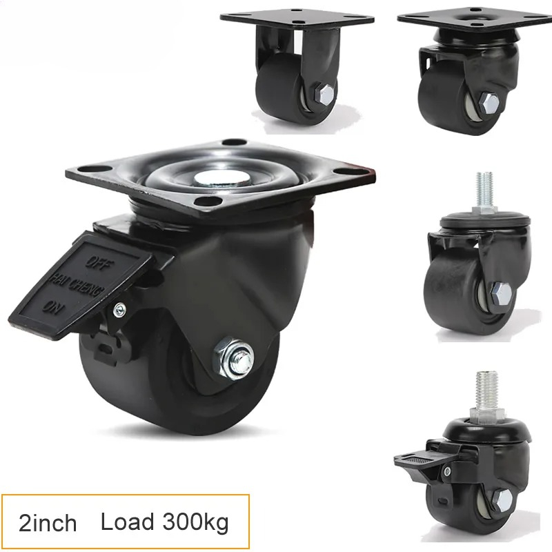 Furniture Hardware Lowes - 超耐荷重300KG 2.3インチ低重心キャスターホイール 重量カート、機械工具、大型機器、家庭用、産業用ハードウェア用