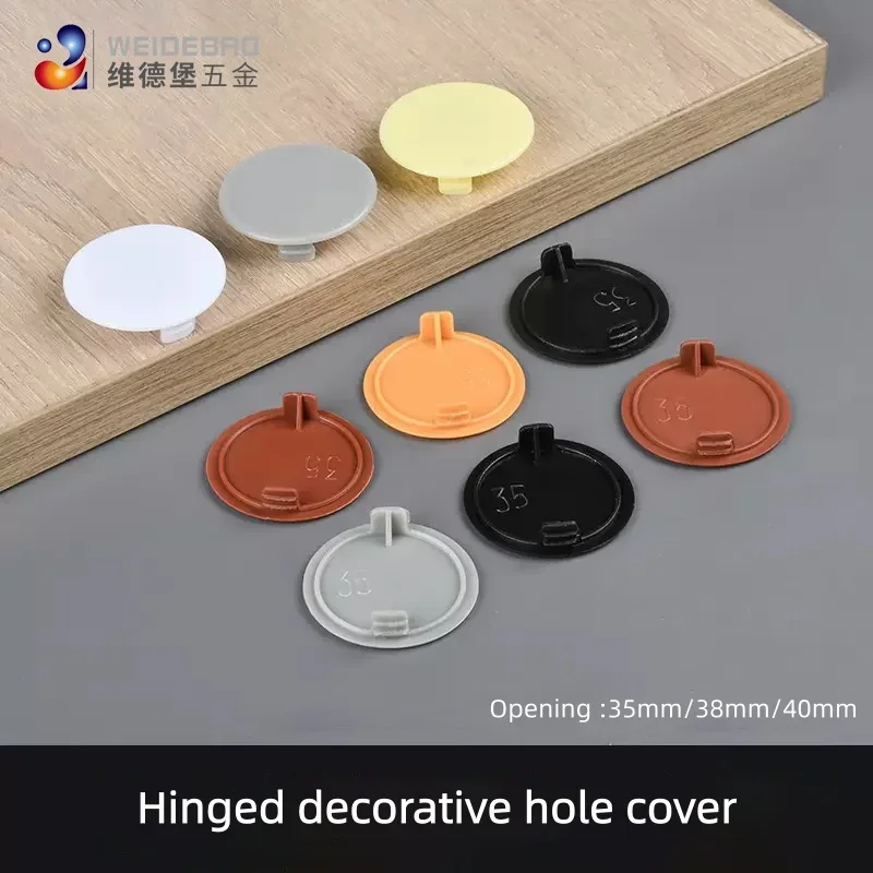 家庭用丸型プラスチック製家具ヒンジ装飾カバー10個、35/3 - Furniture Hardware Fitting のレビューと価格