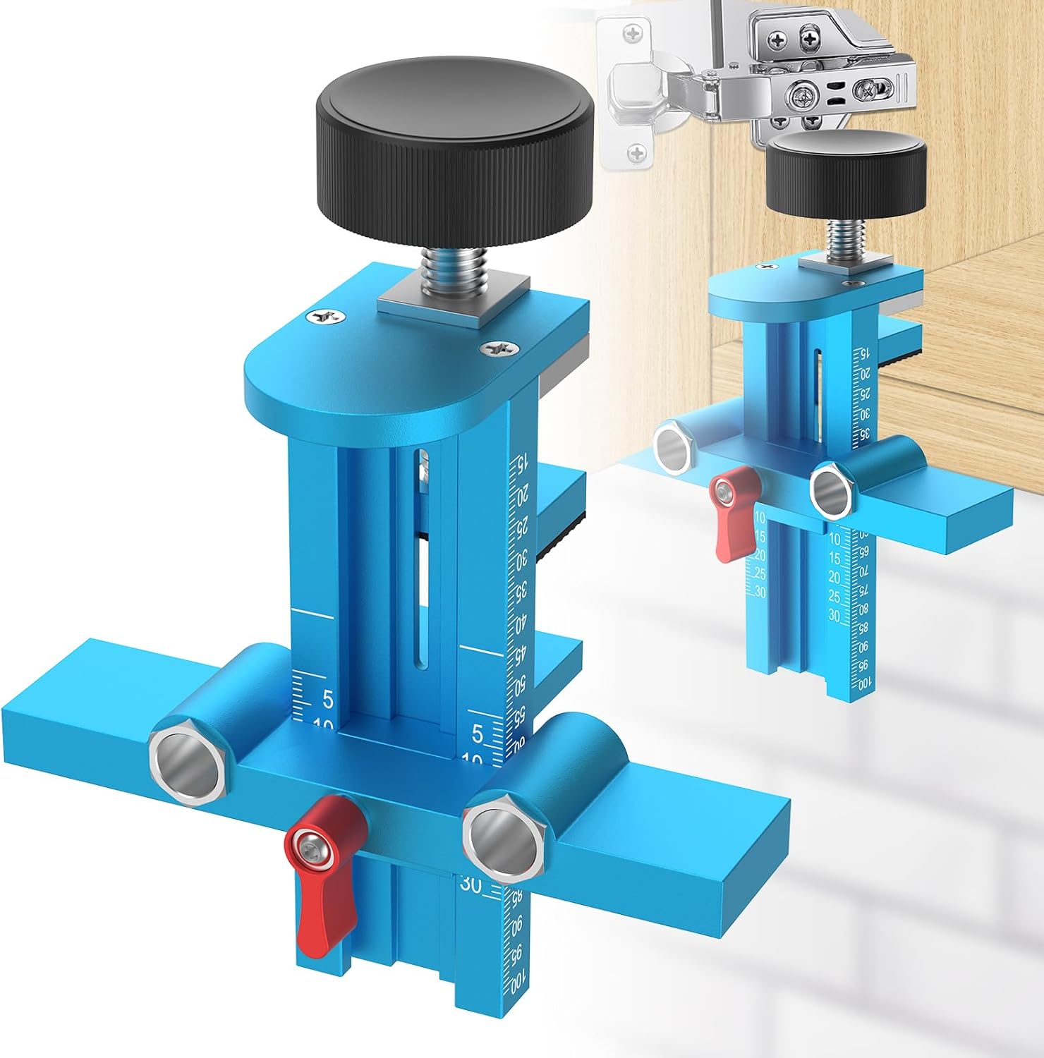 3 in 1 キャビネットドア取り付け治具リバウンドデバイス - Furniture Hardware Jig のレビューと価格