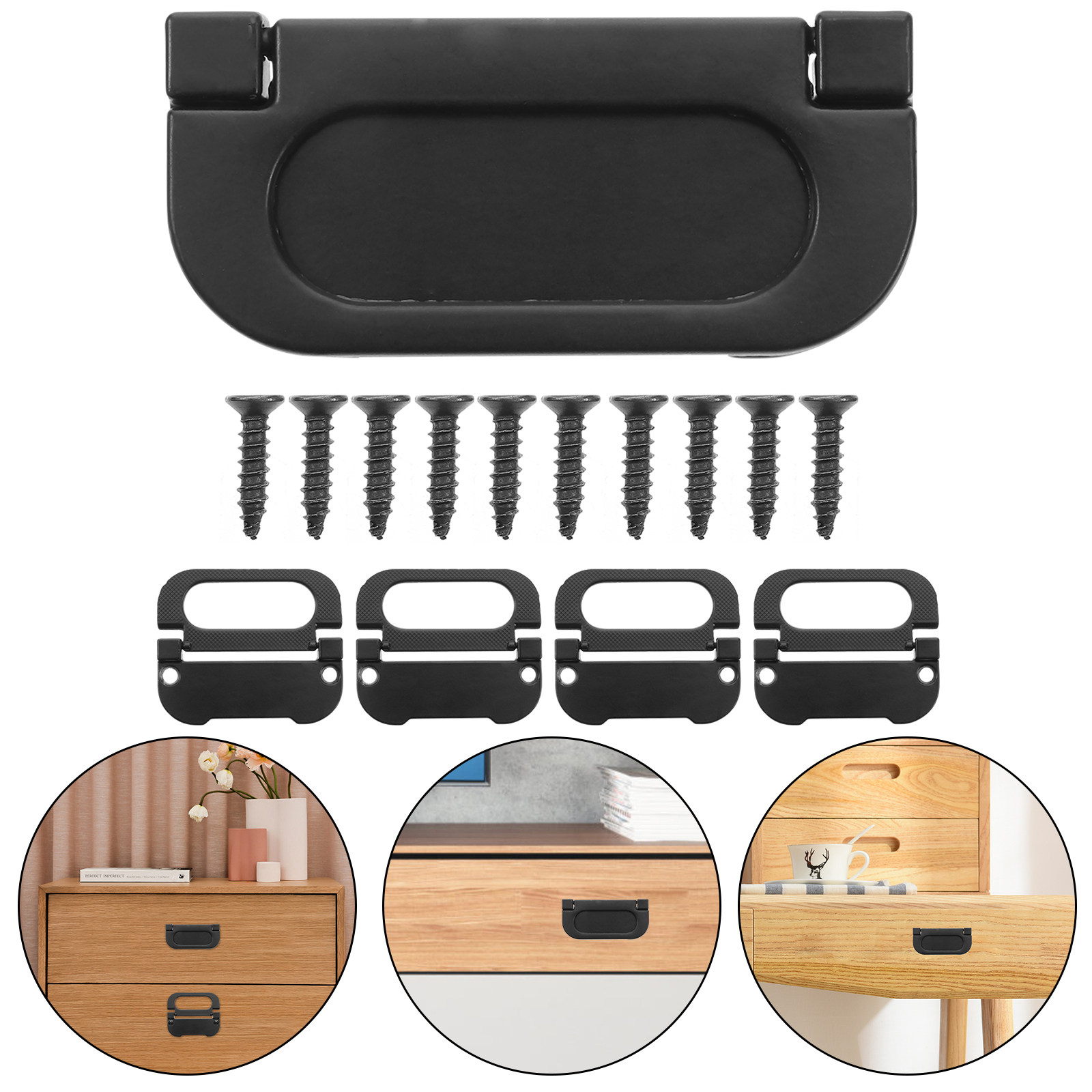 5個入り、埋め込み式ドアハンドル、亜鉛合金製、交換用キャビネ - Furniture Hardware Lowes のレビューと価格