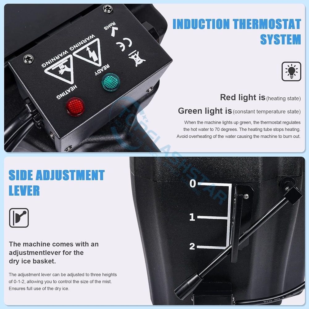 最新デザイン 3500W ドライアイス低地霧発生機 結婚式  - Furniture Hardware Lowes のレビューと価格